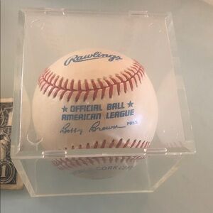 Rawlings American League Baseball with Red Stitching